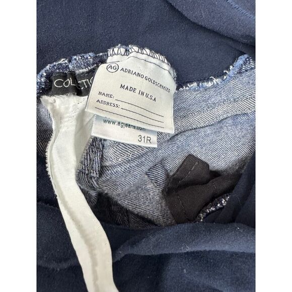 Adriano Goldschmied Maternity Jeans Slim Ankle Skinny Full Panel - Size 31 R - Picture 6 of 8